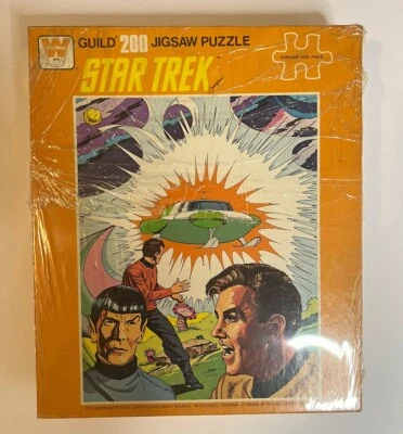 复古 1978 年星际迷航拼图 200 块惠特曼协会全新原厂封装 — 第 1/3 张图片