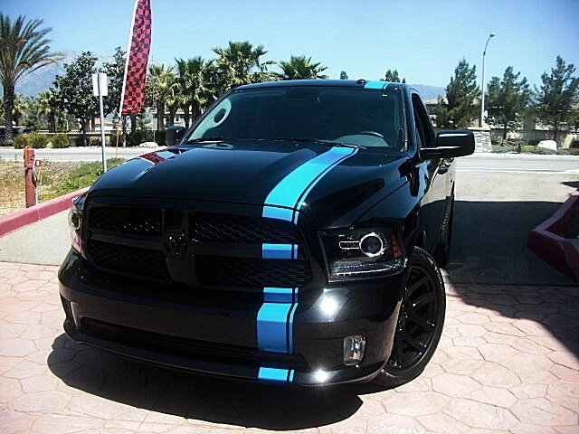 Ram Dodge Trucks All Years 5 Inch + 1/2" Racing Graphic Vinyl Stripes 20 FEET - Image 1 of 4