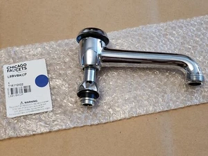 CHICAGO FAUCETS 886-L8BVBCP Hot and Cold Water Service Sink Faucet Chrome Plate - Picture 1 of 10