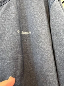 Columbia Herren-Sweatshirt schieferblau Größe 4XL Rundhalsausschnitt - Bild 1 von 3