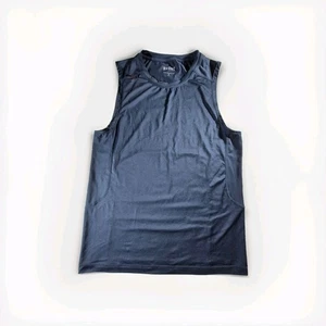 Rhone Performance Workout Tank Top Running Vented Blue Shirt Size Small - Picture 1 of 12