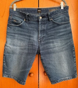 Pantalones de mezclilla para hombre BOSS azul talla 32 corte regular - Imagen 1 de 12