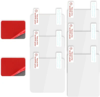 8 Piezas Pegatinas Protector para Parabrisas, Pegatinas Electrostáticas Transparentes Doble Cara A Foto 1 de 4