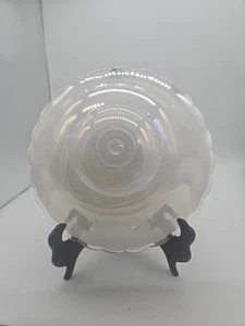 Vintage 3 Ketten Glas Deckenleuchte Schirm Kugel klar weiß Perle 10" Befestigung ** 61-1 - Bild 1 von 9