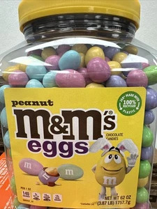 M&M's Easter Eggs Peanut Chocolate Candies Pastel Colors, 62 Ounce - Picture 1 of 1