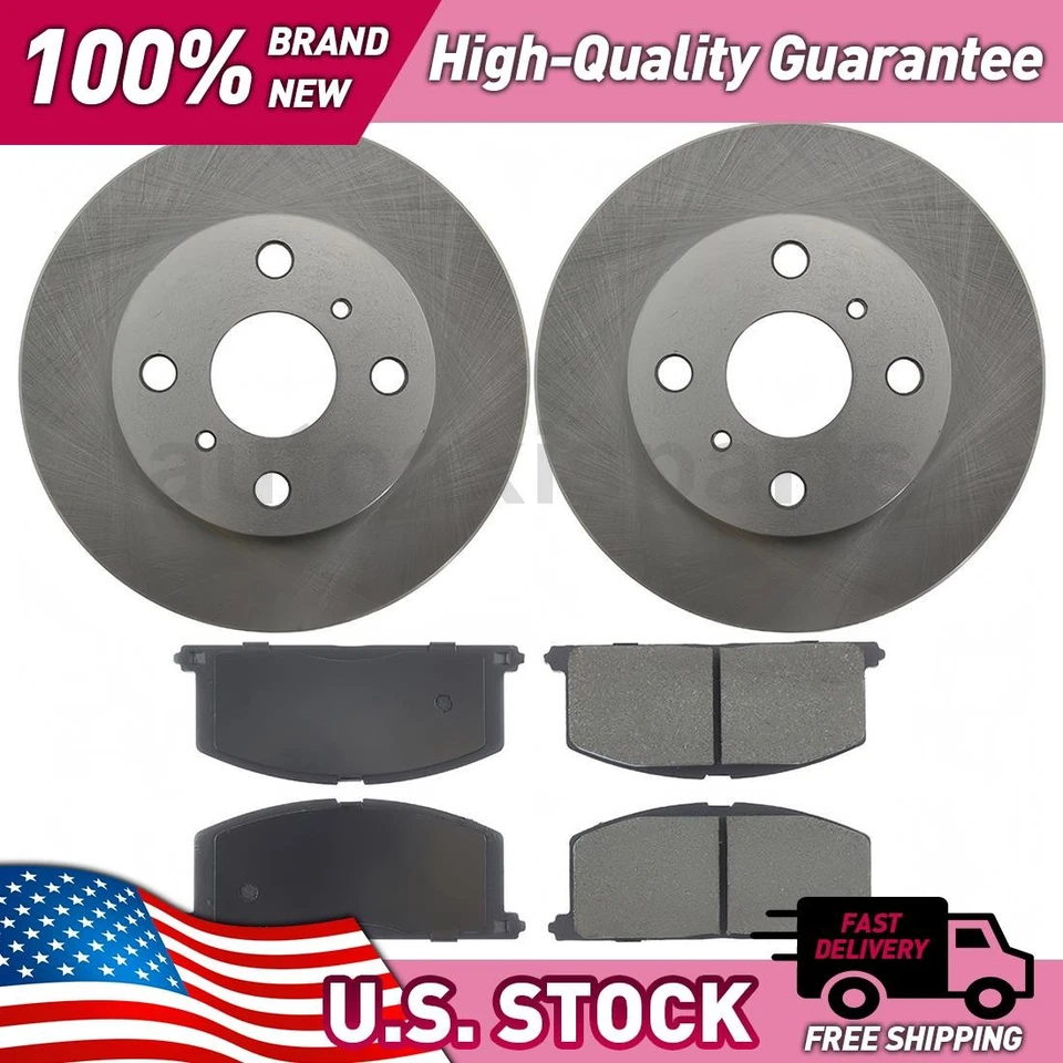 Front Centric Parts Disc Brake Upgrade Kit fits 1988-1992 Toyota Corolla - Image 1 of 1