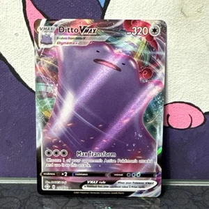 Pokémon TCG Ditto VMAX Shining Fates Holo Ultra Rare Card 051/072 - Picture 1 of 2