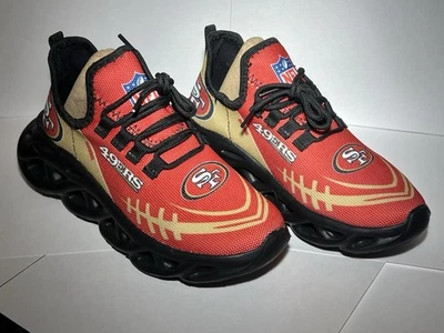 Tenis deportivos San Francisco 49ers NFL, talla europea 35, mujer estadounidense talla 4,5” Foto 1 de 4