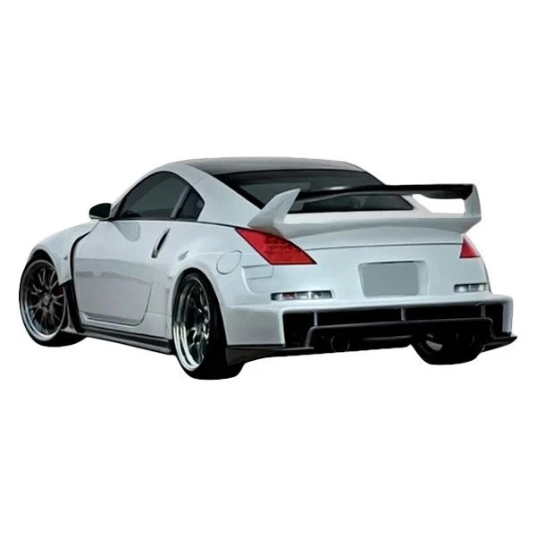 For Nissan 350Z 03-08 Rear Bumper Cover AM-S Style Fiberglass Wide Body Rear - Image 1 of 4
