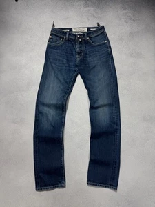 Pantalones de mezclilla Jacob Cohen para hombre tipo 688 azul índigo de lujo hechos a mano talla 30-31 - Imagen 1 de 23