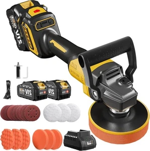 Nueva amoladora angular inalámbrica pulidora tampón - 7230 RPM velocidad variable, 21V 4,0 Ah - Imagen 1 de 8