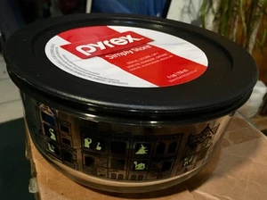 Pyrex 4 Cup Haunted Mansion Cemetery Storage Bowl W/ Lid .. New - Picture 1 of 4