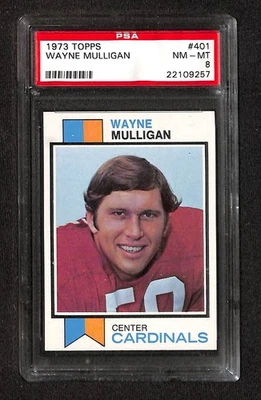 1973 TOPPS #401 WAYNE MULLIGAN PSA 8 NM-MT 22109257  - Image 1 of 3
