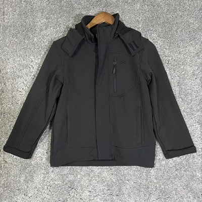 Snozu Kids Performance Jacket Size Small Black Hooded Winter Coat Zip Up - Image 1 of 4