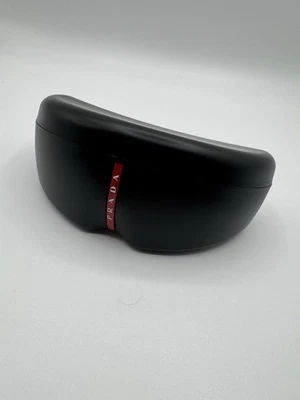 Prada Sport  Glasses Sunglasses Hard CASE ONLY Shell Black Plastic Lightweight - Image 1 of 4