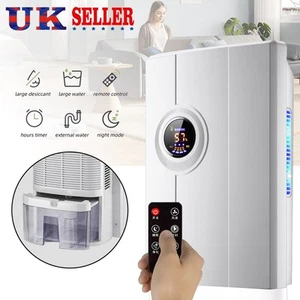 New 2.2L Portable Dehumidifier Quiet Home Air Dryer Mould Moisture Damp+++ UK - Picture 1 of 12