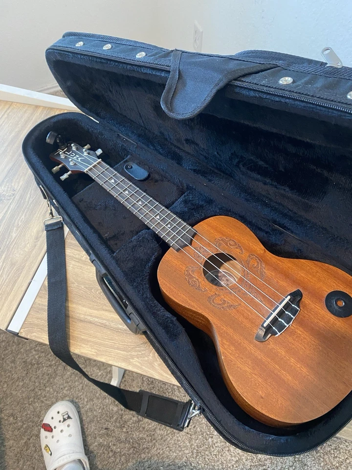 LUNA TATTOO (ENGRAVED) UKULELE W/ GEAR BAG - UKE TC MAH Concert Ukulele - Image 1 of 1
