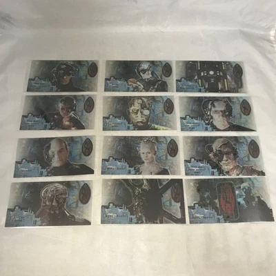 Star Trek First Contact Trading Cards BORG TECHNO CELL Set B1-B12 Complete NM - Image 1 of 4