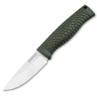 Cuchillo de caza Boker Bronco Mini CPM3V Forest Green Saber Grind 121501 Foto 1 de 2