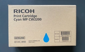 Genuine Ricoh Print Cartridge - CYAN MP CW2200 / 841636 (INC VAT) BOXED 12/2025 - Picture 1 of 1