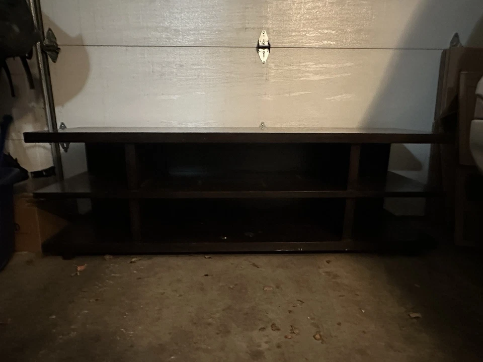 Habitación y comida Copenhagen 73" consola multimedia centro de entretenimiento, ébano Foto 1 de 3