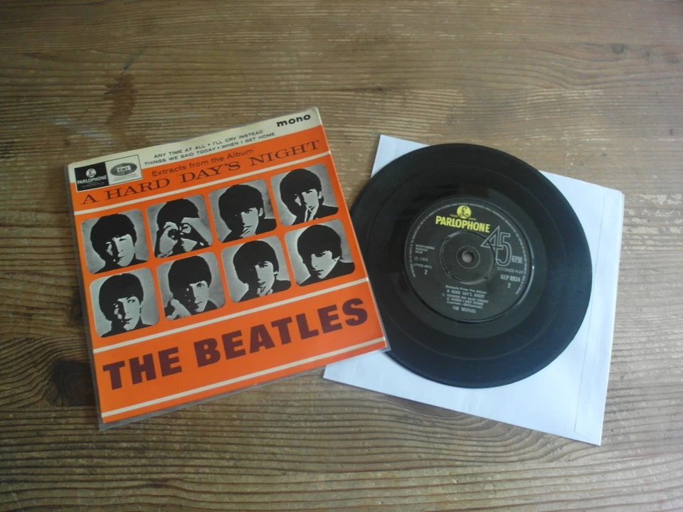 The Beatles – A Hard Day's Night 7" 1964 Soundtrack, Rock & Roll - Bild 1 von 1