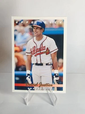 1993 Upper Deck David Justice # 366 Atlanta Braves - Image 1 of 2