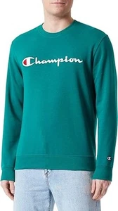 Champion Legacy Icons - Heavy Primavera Terry Crewneck Sudadera, Verde Bosco , - Imagen 1 de 1