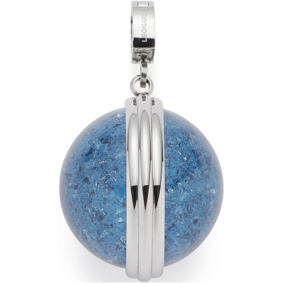 Leonardo  Schmuck Anhänger Kugel Snowball blue Clip&Mix 025649 Edelstahl - Bild 1 von 2