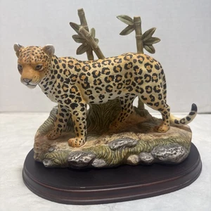 2001 Home Interiors Masterpiece Porcelain Leopard Endangered Species 11278-01 - Picture 1 of 6