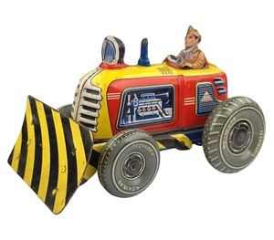 Technofix 287 Bulldozer Raupe 1957 Blechspielzeug 50er Jahre TinToy - Bild 1 von 17