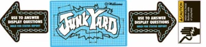 Williams Junkyard Pinball Machine Apron Decal Set - Picture 1 of 1