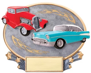 7"x6" Auto Kreuzfahrt Plakette personalisiert kostenlos - Bild 1 von 2