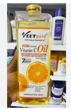 Veetgold Vitamin C Face & Body Corrector Oil 1000ml Whiten and Glow 7 Days SPF15