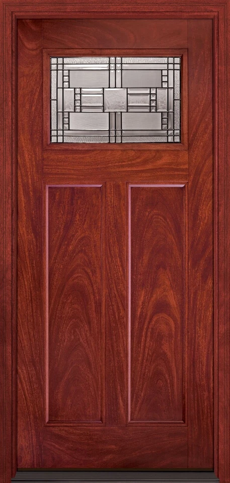 Pre-finished Fiberglass Front Entry Door Left Hand in-Swing, Prehung Door - Image 1 of 1