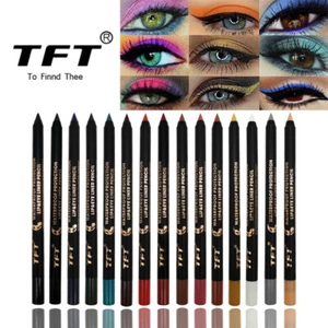 TFT Multi Purpose Gel Eyeliner Lipliner Eye Shadow Waterproof Glitter Pencil - Picture 1 of 19