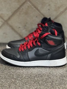 Nike Air Jordan 1 Retro High OG Black Gym Red Shoes 575441-060 Men's Size 7 - Picture 1 of 7