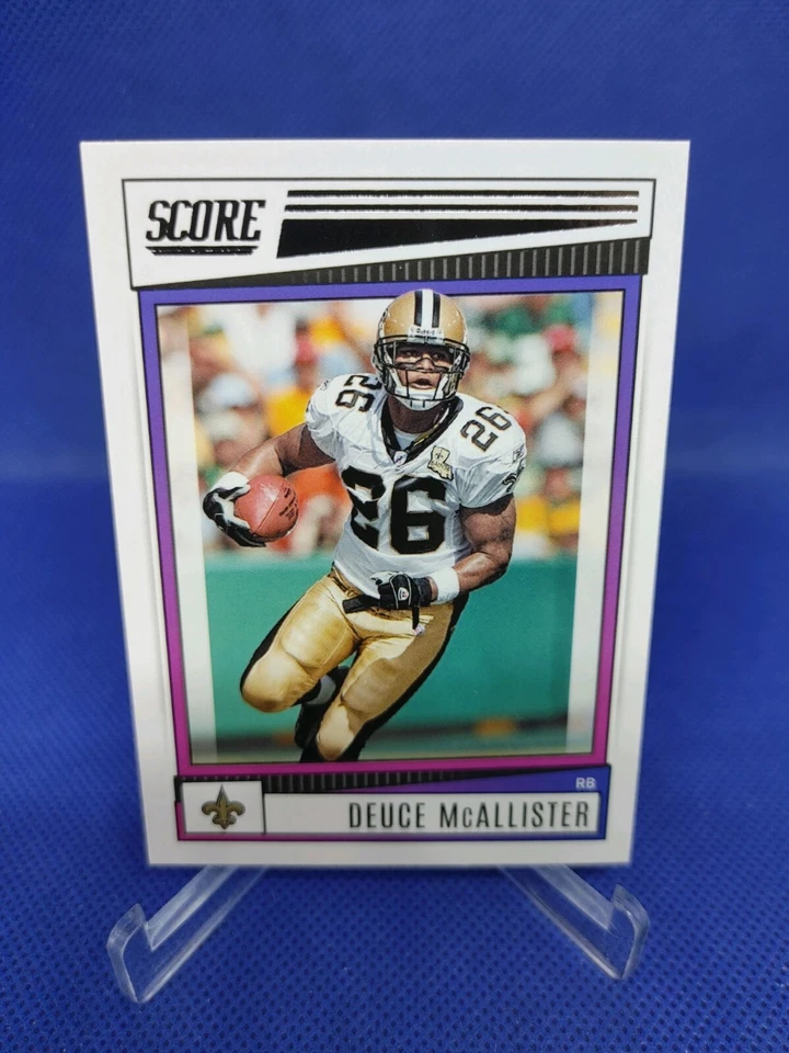 2022 Score Football Base Scorecard #63 Deuce McAllister New Orleans Saints 🔥🏈 - Image 1 of 1