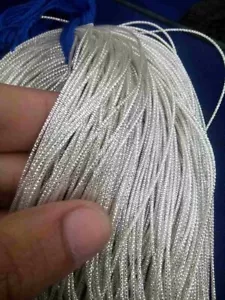750 Gram 1.40mm Silver check purl Bullion wire embroidery thread french metal - Picture 1 of 7