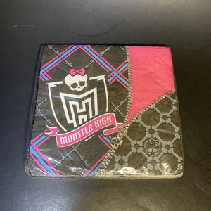 Monster High Party Napkins 16 Count DesignWare Luncheon Napkins 2011 NOS - Picture 1 of 3