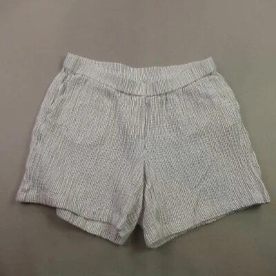 Shorts feminino J Jill XL pequeno leve ao ar livre chino bolsos listras brancas - Imagem 1 de 4