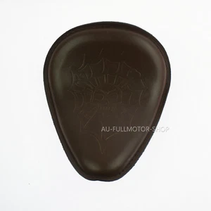 Motorcycle Skull Solo Driver Seat Fit For Harley Sportster 883 1200 Dyna Chopper - Picture 1 of 5