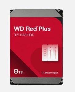 WD 8TB WD Red Plus NAS Internal Hard Drive HDD - 5640 RPM SATA 6 Gb/s WD80EFPX - Picture 1 of 1