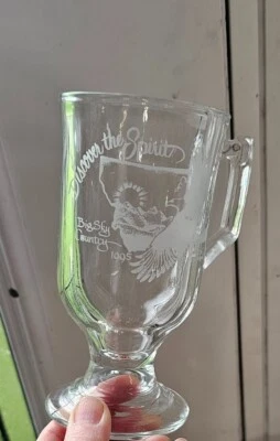  Taza de cerveza con copa de vino 1995 Big Sky Country "Discover the Spirit" Eagle Cup Foto 1 de 4