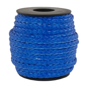 DYNEEMA Flechtleine / Seil / Flechtschnur Ø 5mm / 10 Meter Fb. blau / 2.600 daN - Bild 1 von 2