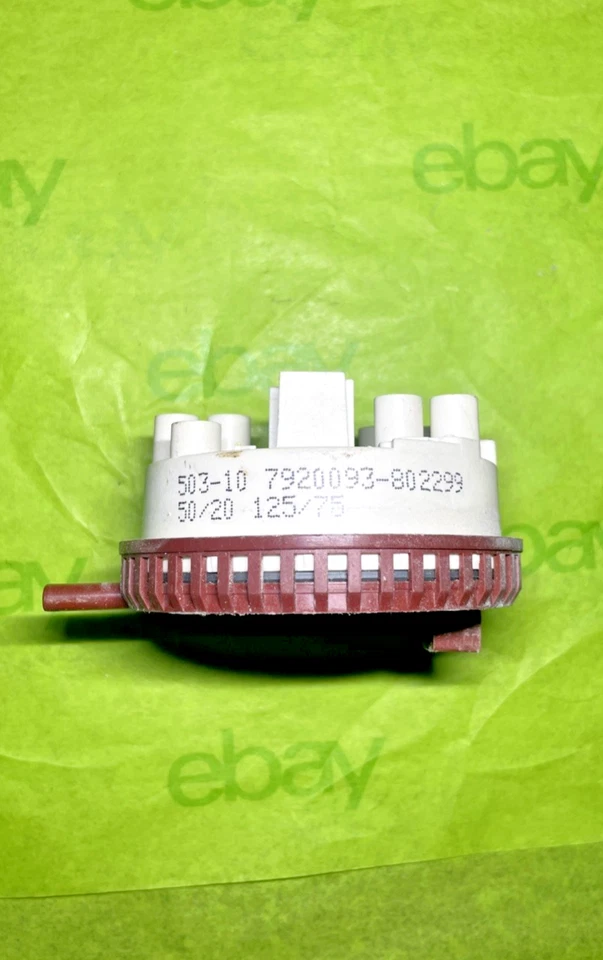 Interruptor de presión para lavadora Speed Queen usado PN# 7920093-802299 ¡¡Envío gratuito!!! Foto 1 de 3