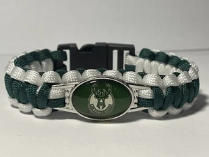 Milwaukee Bucks NBA Paracord Armband NEU - Bild 1 von 2