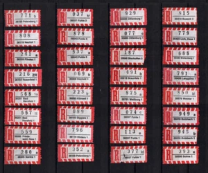 RFA - 32 unidades R hoja, 5 dígitos código postal 35418 - 36205 (EZ-173) - Imagen 1 de 1