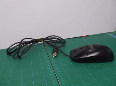 Dell MO56UC USB Wired Mechanical Ball Wheel Mouse BLACK - Image 1 of 4