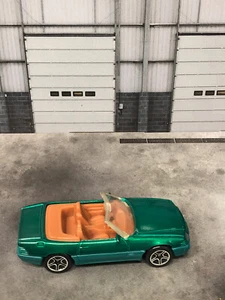 Hot Wheels 1990 verde pressofuso Mercedes Benz 500 SL convertibile auto pressofusa - Foto 1 di 6